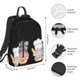 thumbnail image 2 of Disketp Little Chef Gnome Mochila Ligera e Impermeable, Mochila de Día Resistente para Viajes, Senderismo y Uso Diario para Hombre y Mujer, 2 of 7