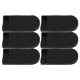 thumbnail image 1 of BESTYASH 6Ud Protectores De Dedos Para Saxo Con Cojín De Silicona Negro Para Mayor Control, 1 of 8
