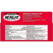 Bengay Ultra Strength Cream, 4-Ounce Tubes Pack of 3