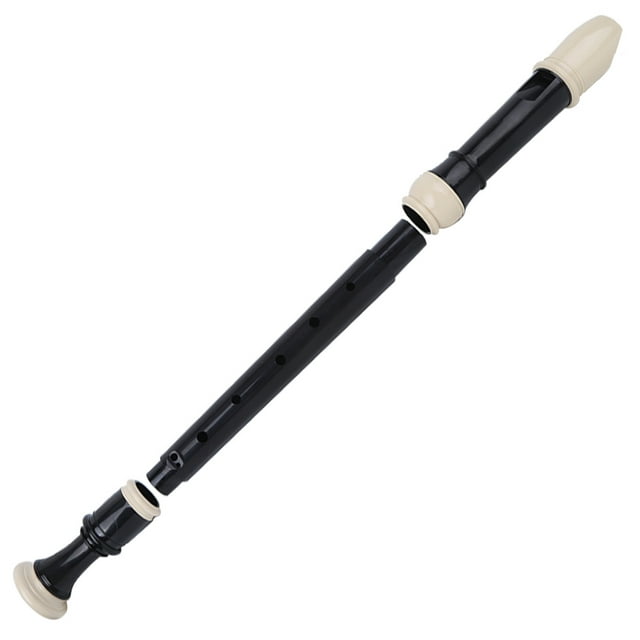 Durable Easy Operated ABS Resin F Key Clarinet, 8 Hole Recorder, With Free Cleaning Kit For Home Music Lover Beginners Performance Alto F Key British Recorder B