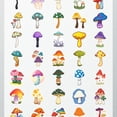 thumbnail image 4 of 35pcs-50pcs Colorful Sticker Pack Mushroom Stationery Stickers Cute Graffiti Decals for Luggage Laptop Suitcase, 4 of 9