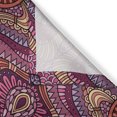 thumbnail image 3 of Ambesonne Floral Boho Kitchen Curtains, Flowers Geometric Art, 55"x24", Dried Rose Dark Coral, 3 of 3