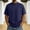 Navy, variant on Men's Oversized Short Sleeve T Shirts Unisex Crew Neck Drop Shoulder Casual Basic Tees Loose Fit Tops with Rivet Navy
