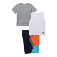 thumbnail image 6 of Reebok Baby and Toddler Boy T-Shirt, Muscle Tank, and Shorts Outfit Set, 3-Piece, Sizes 12M-5T, 6 of 8