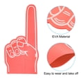 thumbnail image 4 of Giant Foam Finger 18 Inch EVA Number 1 DIY Blank Foam Hand, Red, 2 Pack, 4 of 5