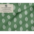 thumbnail image 2 of Soimoi Cotton Canvas | 56" Wide, Sold by The Yard | Leaves Pattern - Green | Durable Medium Weight Fabric for Bags, Curtains, Crafts & Dcor, 2 of 7