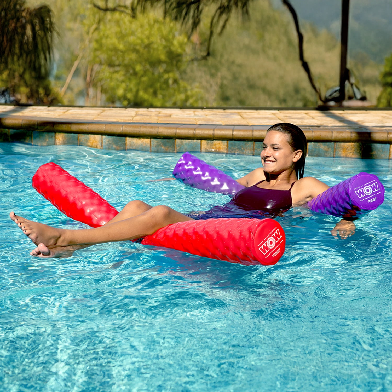 WOW Sports First Class Dipped Foam Pool Noodle for Swimming