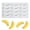 Banana, variant on 2pcs 6-Cavity Lemon Silicone Mold, 3D Fruit Shape Baking Mold - Non-Stick Easy Release for Mousse Cake Chocolate Pudding Jelly Dessert (Lemon)