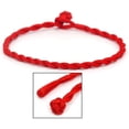 thumbnail image 2 of Pulsera trenzada de hilos rojos sexy para buena suerte, riqueza y amor 12PCS Correa de cuerda de hilo de la suerte Pulsera de cordón de cuerda roja de la suerte, 2 of 5