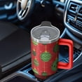 thumbnail image 4 of 40 oz Santa Merry Christmas Tumbler with Handle and Straw, Stainless Steel Insulated Cup 40 oz, Leak Proof Holiday Mug, Winter Gift Idea, 4 of 4