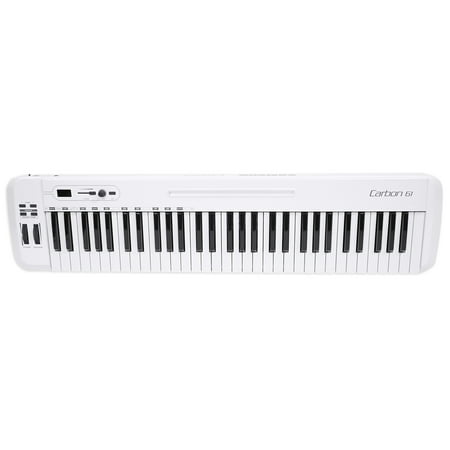 Samson Carbon 61 Key USB MIDI DJ Keyboard Controller + Software + Stand