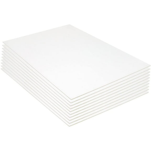 BAZIC White Foam Board 20" X 30", Colored Foam Boards 3/16 Inch Thickness, 50-Pack