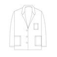 thumbnail image 2 of Medgear Women's 33" Lab Coat, Long Sleeve White, 2 of 2