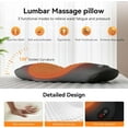 thumbnail image 3 of Triple Fusion Back Massager with heat, vibration, and traction relieves lower Back pain and provides spinal support., 3 of 9