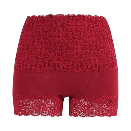 zbxnLI Lace Bottoms Pant Womens Seamless Boyshorts Under Dress High Waisted Boxers Underwear