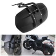 thumbnail image 3 of Rear Mudguard, Motorcycle  Modified Rainboard Rear Cover Back Mudguard Protector Mudguard Black Mudguard for Convex Rear Flat Fork 12-18Inch Tires and Other Motorcycle, 3 of 7
