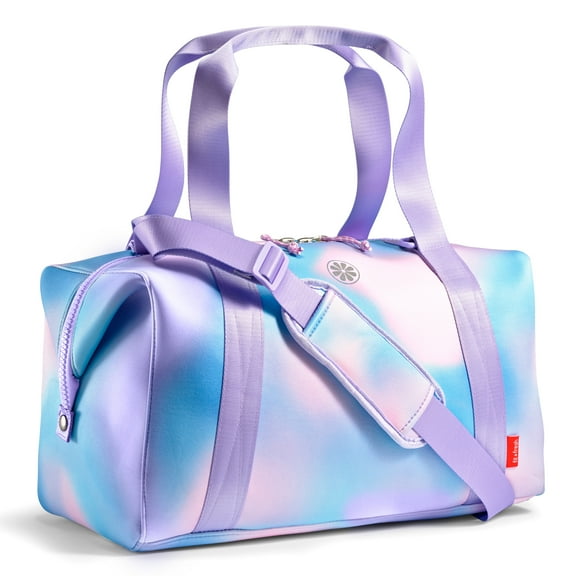 Fit   Fresh Junior Duffel Bag For Kids, Premium Neoprene Dance & Sports Bag, Weekender, Pink Purple