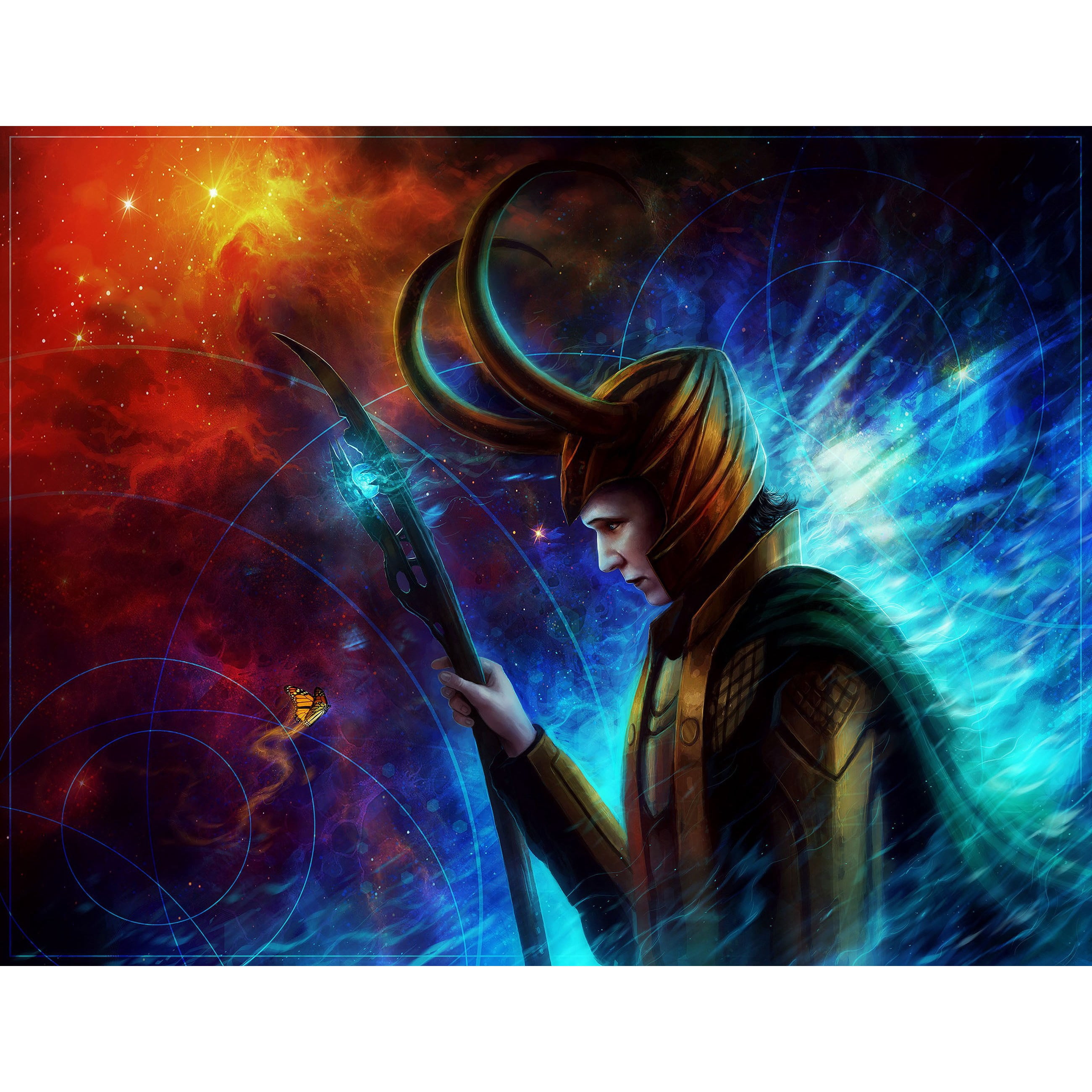Marmont Hill "Loki" Painting Print on Canvas