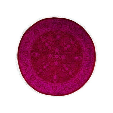Fine Vibrance One-of-a-Kind Hand-Knotted Area Rug - Pink, 3' 1" x 3' 1"