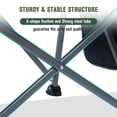 thumbnail image 5 of UMINEUX  Camping Chairs for Big People Outdoor Folding Chair Support 330 lbs with Storage Bag (Green, 2Pack), 5 of 7