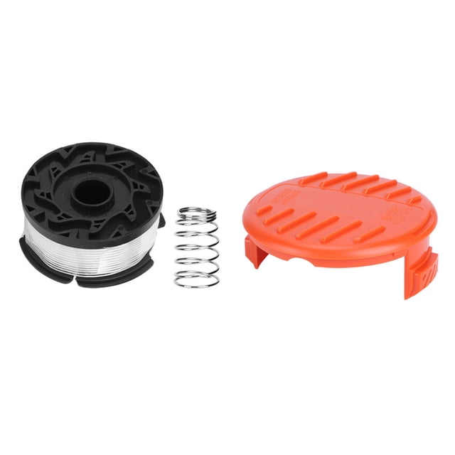 6Pcs Fast Cutting And Long Life Spools Replacement, Practical Durable Flexible Trimmer Replacement Spool , For Garden Accessories Black+Decker Af100