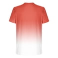 thumbnail image 3 of Jalioing Men's Short Sleeve T Shirt Casual Crew Neck Gradient Tee Shirt Summer Fashion Basic Tops, 3 of 5