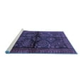 thumbnail image 2 of Ahgly Company Machine Washable Indoor Rectangle Persian Blue Traditional Area Rugs, 2' x 4', 2 of 4