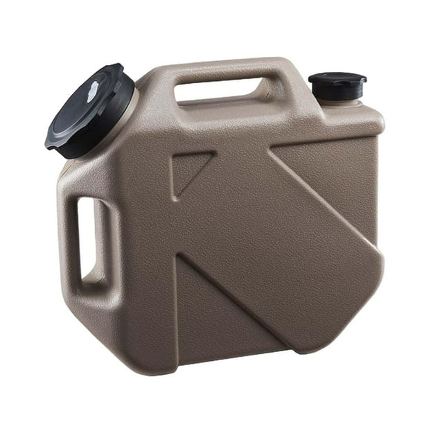 Tanque de almacenamiento de agua de 10 l/2,64 galones, jarra de agua, cubo, botella, dispensador de bebidas para caqui oscuro