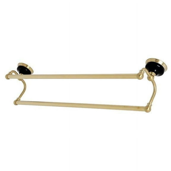 Kingston Brass Water Onyx 24 in. Dual Towel Bar
