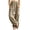 Khaki, variant on Bxsruta Womens Cargo Pants Wide Leg Baggy Joggers Drawstring Elastic Waist Casual Trousers with Pockets