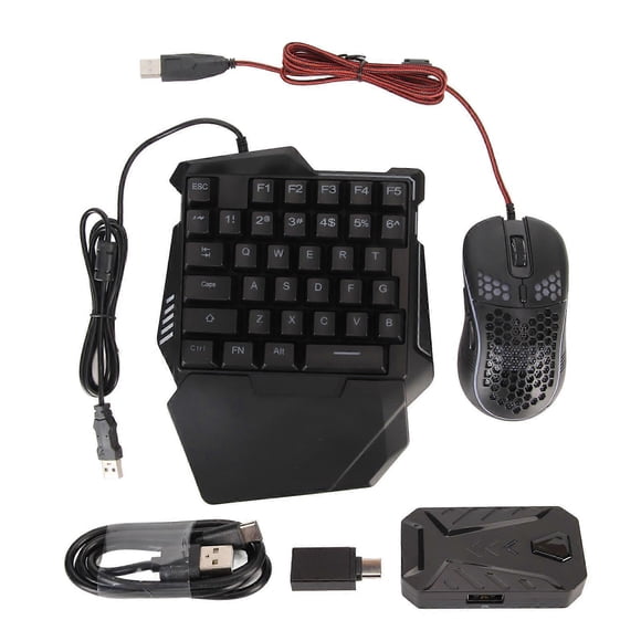 Keyboard Converter Set Silent Design Plug and Play Gaming Keyboard and Mouse Converter for PS4 for XboxONE for Switch