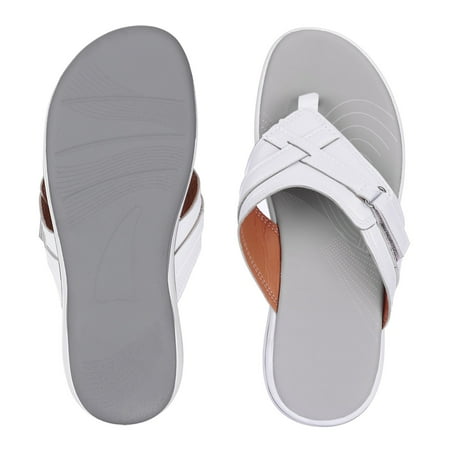 

Ovzne Creative Flip Flop Casual Flat Bottom Flip Flop Clip Toe Slipper Female