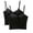 Black1, variant on ameIAEA Camisole for Women V Neck Adjustable Spaghetti Strap Tank Tops Workout Padded Bras