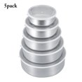 thumbnail image 1 of Coofit 5PCS Food Container Stainless Steel Portable Lunch Container Microwave Container, 1 of 10