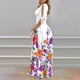 thumbnail image 5 of Women's V-neck Floral Dress Elegant Personalized Waist-slimming Sundress for Dating, 5 of 5