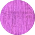 thumbnail image 1 of Ahgly Company Indoor Round Abstract Purple Modern Area Rugs, 8' Round, 1 of 4