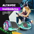 thumbnail image 5 of HOVERSTAR Bluetooth Hoverboard, LBW12A Color cromado o monopatín eléctrico de piel impresa con ruedas intermitentes LED, 5 of 5