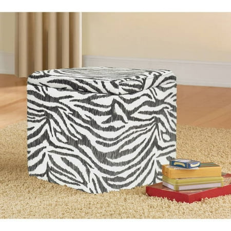 Mainstays Faux Suede Ultra Storage Ottoman, Multiple Colors