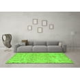 thumbnail image 3 of Ahgly Company Indoor Rectangle Abstract Green Modern Area Rugs, 2' x 5', 3 of 4