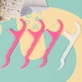 thumbnail image 6 of Fairnull 25-250Pcs Dental Floss Flosser Pick Teeth Toothpicks Stick Oral Care Tooth Clean, 6 of 9