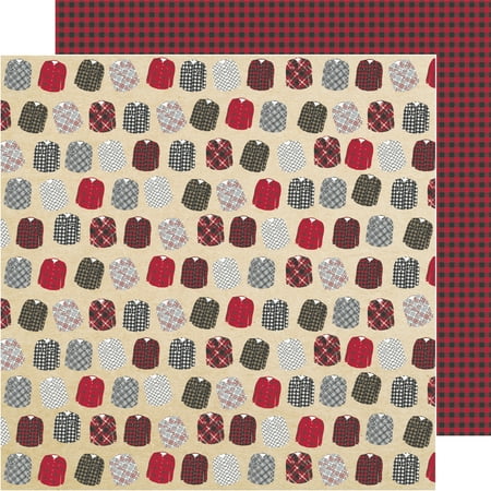 Simple Sets Plaid Dad Double-Sided Cardstock 12"X12"-#1 Dad
