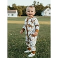 thumbnail image 5 of BemeyourBBs Baby Boy Western Cowboy Outfits Newborn Boys Romper Cactus Horse Print Long Sleeve Zip-up Jumpsuit Casual Infant Clothes, 5 of 9