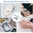thumbnail image 4 of Aluminium Ring Sizer Mandrel Metal Ring Sizer Finger Sizing Stick Mandrel Tool with Ring Sizer Gauge Set Measuring Tape for Ring Size MeasurementSet 1, 4 of 5