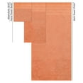 thumbnail image 6 of American Soft Linen Turkish 6 Piece Towel Set, 100% Cotton Premium Soft Bathroom Towels, Malibu Peach, 6 of 9