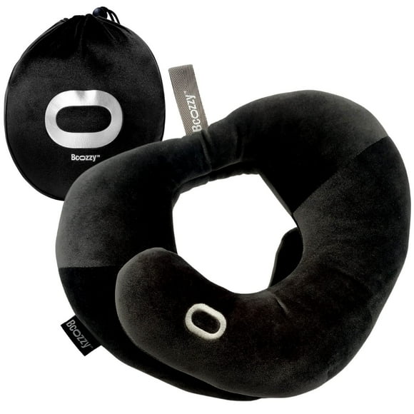 Almohada ortopédica patentada por BCOZZY para aliviar el dolor de cuello, color negro