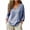 Navy, variant on LEKWK Gingham Tops for Women Long Sleeve V Neck Plaid Tunic Top Casual Loose Fit Lightweight Shirt Fall Fashion Boho Dressy Vacation Outfits