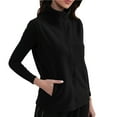 thumbnail image 5 of Women Polar Fleece Vest Jacket Casual Zip Up Sleeveless Fuzzy Coat Lightweight Fall Winter Sherpa Outerwear with Pocket, 5 of 5