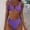 Purple, variant on Bzhegqhd Womens Bikinis High Waist Sexy,Swimsuits for Women 2 Piece Hawaiian Tropical Print Swim Cami Bra and Ruffles Bathing Sets Beachwear
