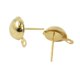 thumbnail image 3 of 100 Piezas de 8 Mm de Media Bola Pendiente Del Perno Prisionero Del Oído con 1 Mm de Bucle Cerrado Resultados Del Pendiente de Bricolaje Que Hacen 14 Luz de oro Baoblaze Pendiente Stud Pin con lazo, 3 of 8