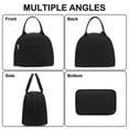 thumbnail image 5 of Lunch Bag for Women&Men,Adult Insulated Lunch Box,Small Cooler Lunch Containers,Reusable Lunch Tote Bags for Work Travel Picnic,Black, 5 of 7